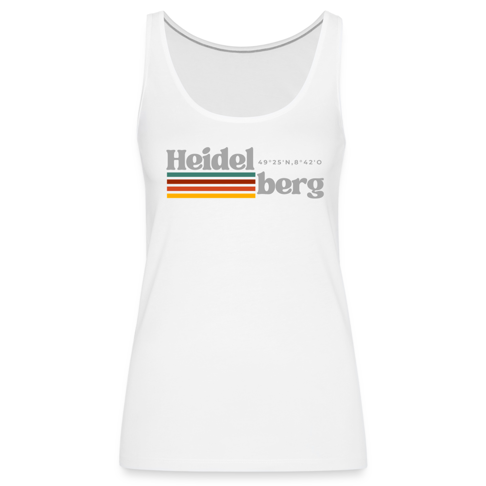 Tanktop Ladies Heidelberg "Retro" - Weiß