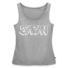Tanktop Ladies Japan Graffiti "JP Bright Edition" - Grau meliert