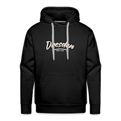 Hoodie Dresden "Graffiti Tag White" - Schwarz