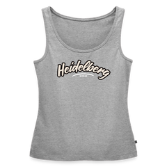 Tanktop Ladies Heidelberg "Graffiti Tag White" - Grau meliert