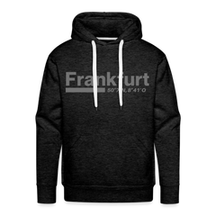 Hoodie Frankfurt (Main) "Bold GPS" - Anthrazit