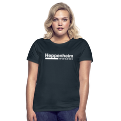 T-Shirt Ladies Heppenheim "Bold GPS White" - Navy