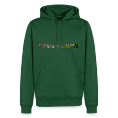 Hoodie Stuttgart "Panorama Bold" - Flaschengrün