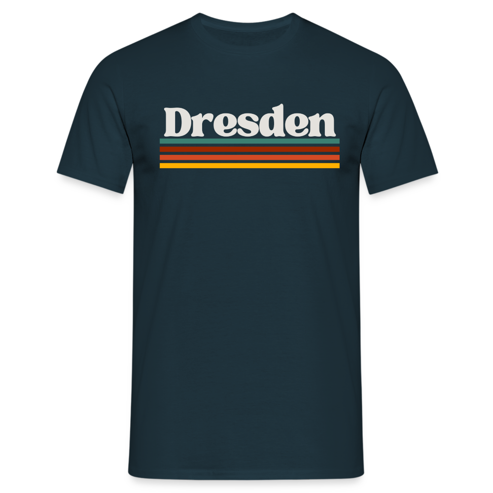 T-Shirt Dresden "Retro" - Navy