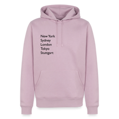 Hoodie Stuttgart "Metropolen" Dark Edition - Altrosa