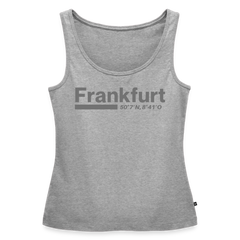Tanktop Ladies Frankfurt (Main) "Bold GPS" - Grau meliert