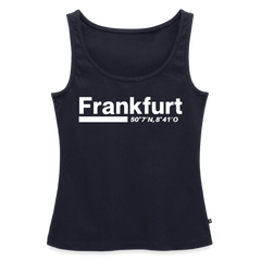 Tanktop Ladies Frankfurt (Main) "Bold GPS White" - Navy