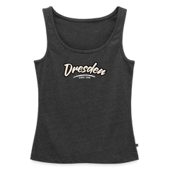 Tanktop Ladies Dresden "Graffiti Tag White" - Anthrazit meliert