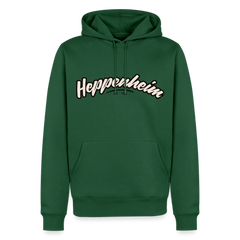 Hoodie Heppenheim "Graffiti Tag" - Flaschengrün