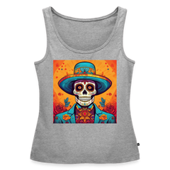 Tanktop Ladies Mexico "Hombre Muerto" - Grau meliert