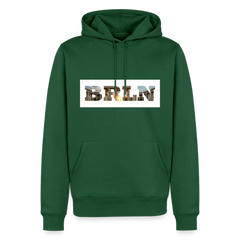 Hoodie Hamburg "BRLN Brandenburger Tor" Bright Edition - Flaschengrün