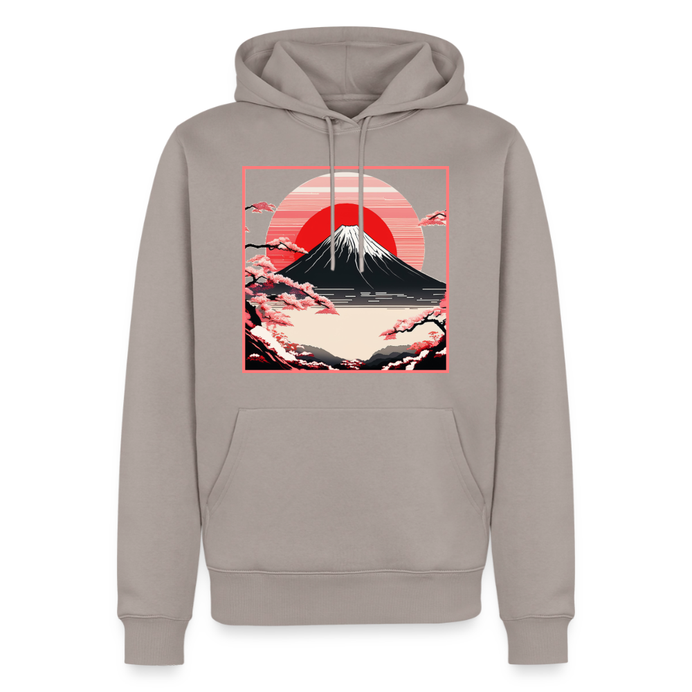 Hoodie Japan "Fuji" - Taupe