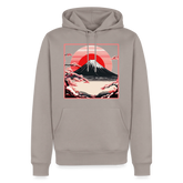 Hoodie Japan "Fuji" - Taupe