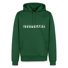Hoodie Stuttgart "Bold" Bright Edition - Flaschengrün