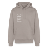 Hoodie Stuttgart "Metropolen" Bright Edition - Taupe