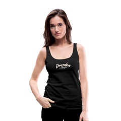 Tanktop Ladies Dresden "Graffiti Tag White" - Schwarz