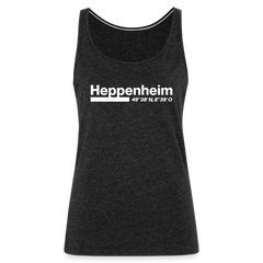 Tanktop Ladies Heppenheim "Bold GPS White" - Anthrazit