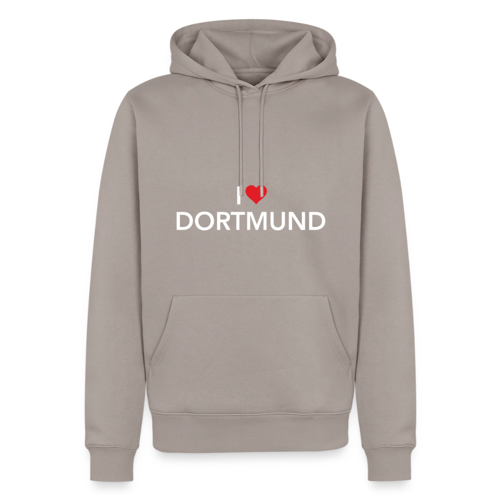 Hoodie "I Love Dortmund" - Taupe
