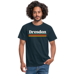 T-Shirt Dresden "Retro" - Navy