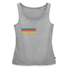 Tanktop Ladies Frankfurt (Main) "Retro" - Grau meliert