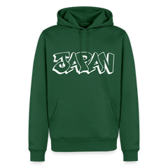 Hoodie Japan Graffiti "JP Bright Edition" - Flaschengrün