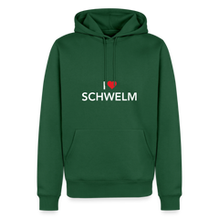 Hoodie I Love Schwelm - Flaschengrün