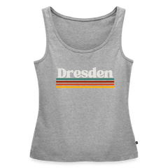 Tanktop Ladies Dresden "Retro" - Grau meliert