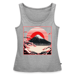 Tanktop Ladies Japan "Fuji" - Grau meliert