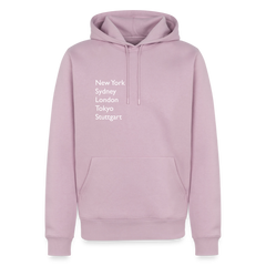Hoodie Stuttgart "Metropolen" Bright Edition - Altrosa