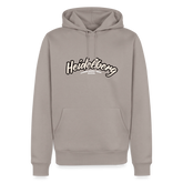 Hoodie Heidelberg "Graffiti Tag White" - Taupe