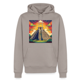 Hoodie Mexico "Pyramide" - Taupe