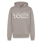 Hoodie Japan Graffiti "Tokyo Bright Edition" - Taupe