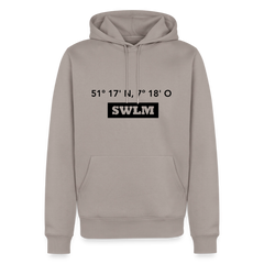 Hoodie Schwelm "SWLM GPS" Dark Edition - Taupe