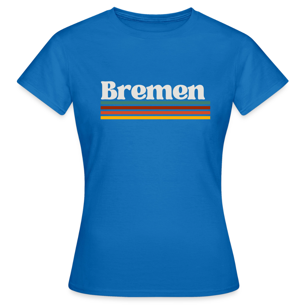 T-Shirt Ladies Bremen "Retro" - Royalblau
