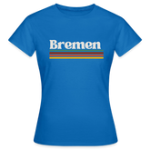 T-Shirt Ladies Bremen "Retro" - Royalblau