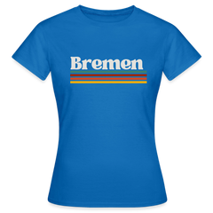 T-Shirt Ladies Bremen "Retro" - Royalblau
