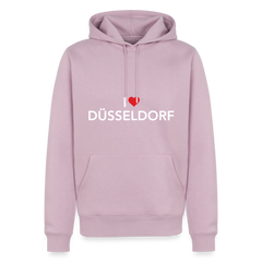 Hoodie "I Love Düsseldorf" Bright Edition - Altrosa