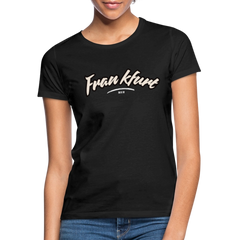 T-Shirt Ladies Frankfurt (Main) "Graffiti Tag White" - Schwarz