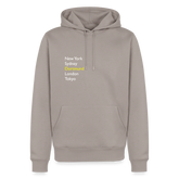 Hoodie Dortmund "Metropolen" Bright Edition - Taupe