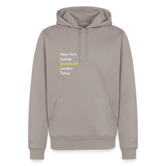 Hoodie Dortmund "Metropolen" Bright Edition - Taupe