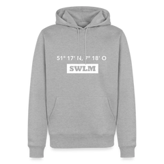 Hoodie Schwelm "SWLM GPS" Bright Edition - Grau meliert