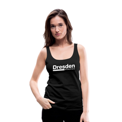 Tanktop Ladies Dresden "Bold GPS White" - Schwarz