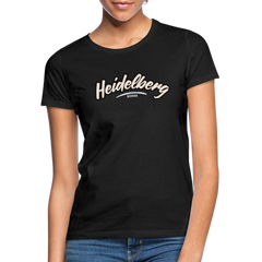 T-Shirt Ladies Heidelberg "Graffiti Tag White" - Schwarz