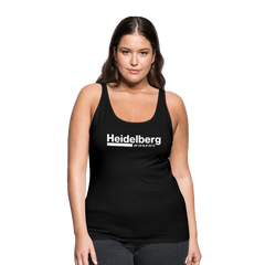 Tanktop Ladies Heidelberg "Bold GPS White" - Schwarz