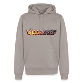Hoodie Düsseldorf "Skyline Sunset" - Taupe