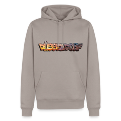 Hoodie Düsseldorf "Skyline Sunset" - Taupe