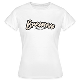 T-Shirt Ladies Bremen "Graffiti Tag" - Weiß
