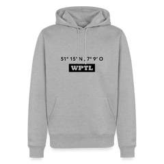 Hoodie WPTL "GPS" Dark Edition - Grau meliert