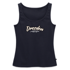 Tanktop Ladies Dresden "Graffiti Tag White" - Navy
