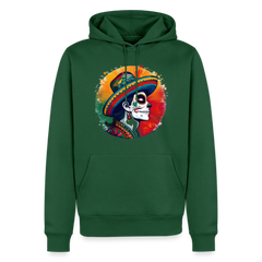 Hoodie Mexico "La Catrina Side" - Flaschengrün